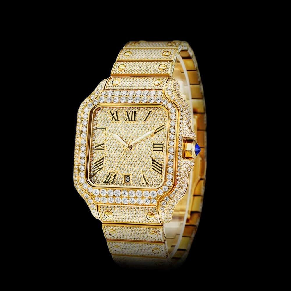 NOCTIS - Montre Automatique FULL Moissanite VVS1