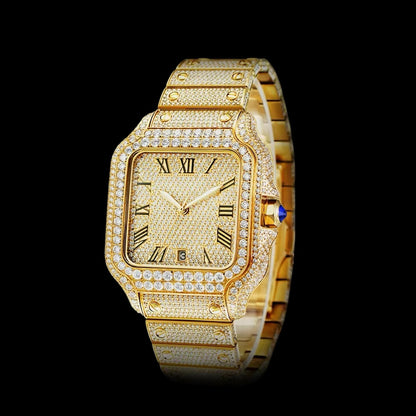 NOCTIS - Montre Automatique FULL Moissanite VVS1