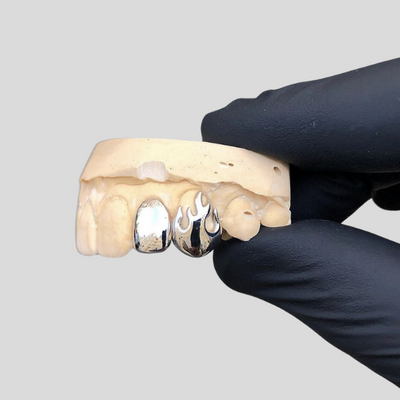 GRILLZ ARGENT 925 / Dents Pleines ou Motifs