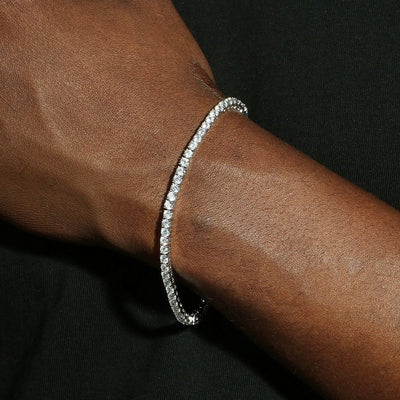 CELESTIA - Bracelet de Tennis 2 à 6,5 mm - Moissanite VVS1 Argent 925 - Maison Brillance