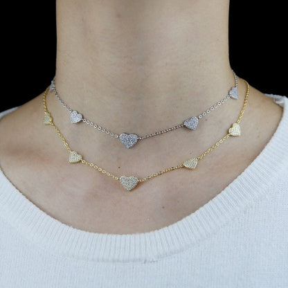 Chyso - Or blanc collier Maison Brillance 