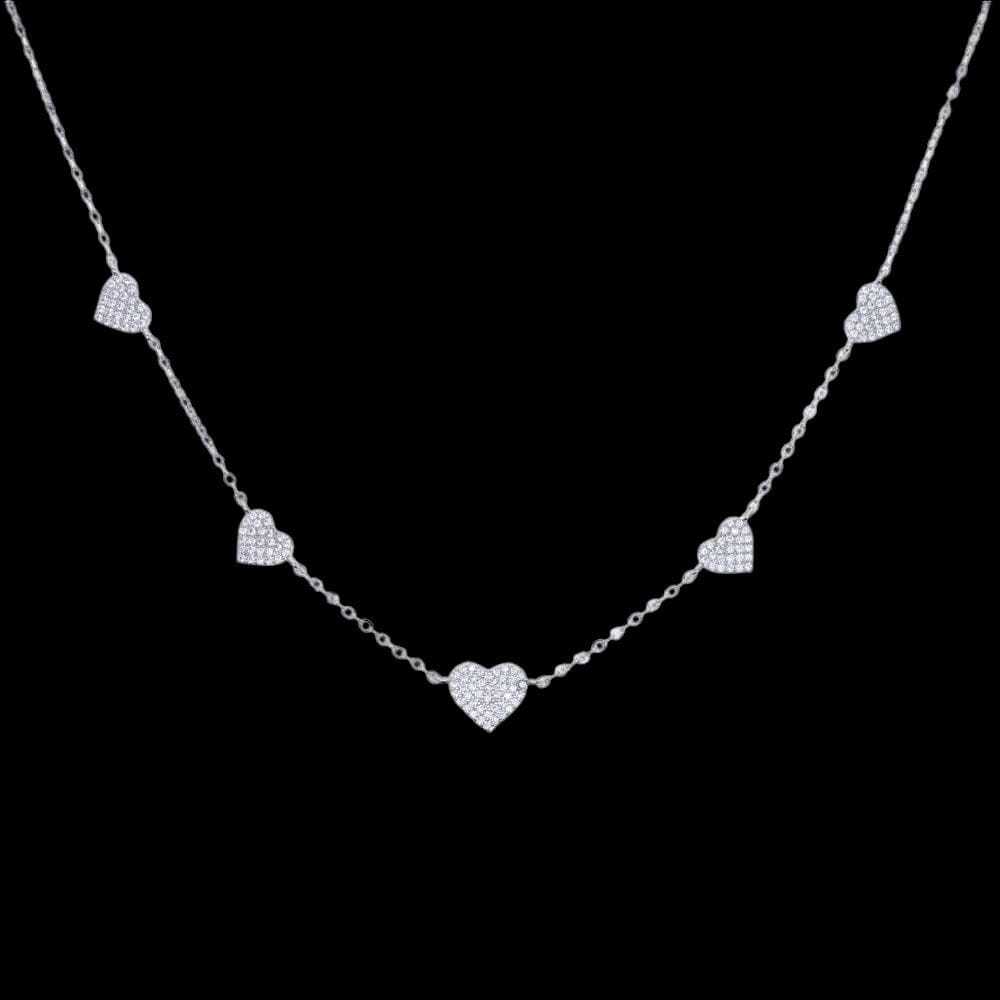 Chyso - Or blanc collier Maison Brillance Argent 