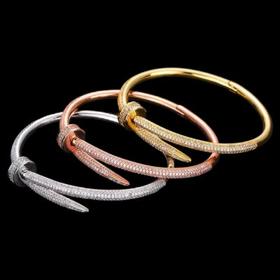 CLOUCHXY - Bracelet Clou - Or - Maison Brillance