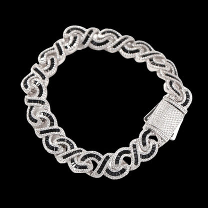 Doriny - Or blanc Bracelet Maison Brillance 