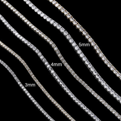 DROXY - Chaîne de Tennis 3 à 5 mm - Or - Maison Brillance