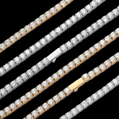 DROXY - Chaîne de Tennis 3 à 5 mm - Or - Maison Brillance