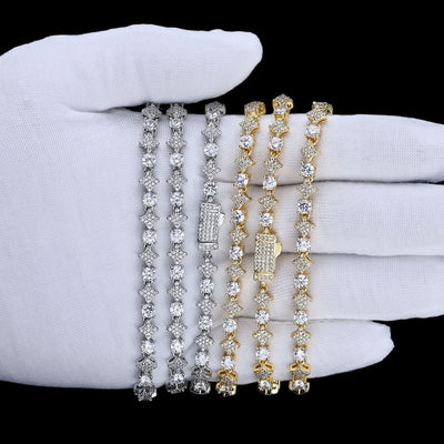 ETOILEX - Collier Étoile 6mm - Or blanc - Maison Brillance