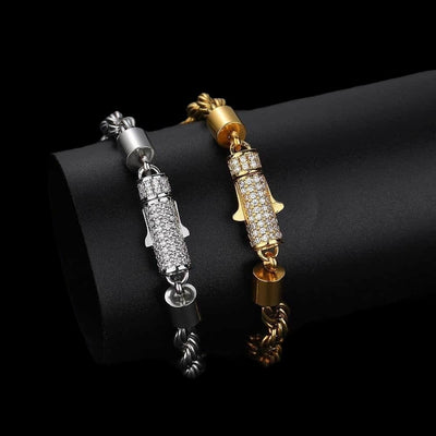 FALIS - Chaîne Torsadée 6mm - Acier inoxydable - Maison Brillance