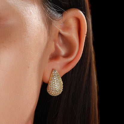 Goutax - Boucles d'oreilles Goutte - Or - Maison Brillance