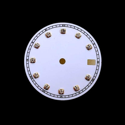 Graffiti - Montre Automatique en Acier Inoxydable Montre Maison Brillance Blanc Avec 39mm