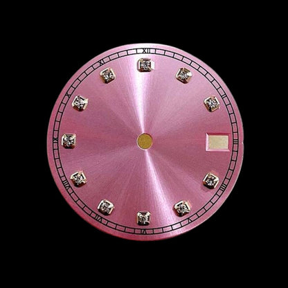 Graffiti - Montre Automatique en Acier Inoxydable Montre Maison Brillance Rose Avec 39mm