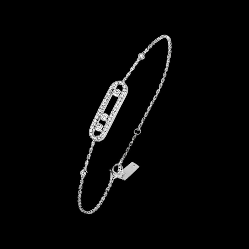 Hopas - Argent 925 Bracelet Maison Brillance Argent 