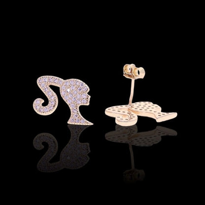 Hory - Or rose boucles d'oreilles Maison Brillance 