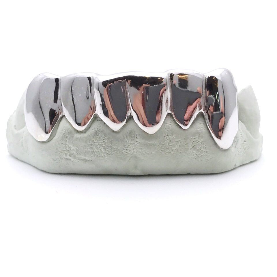 GRILLZ ARGENT 925 / Dents Pleines ou Motifs