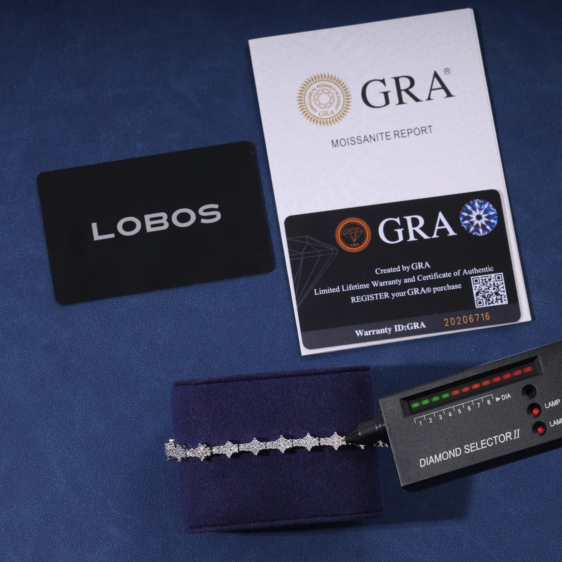 FRYSA - Bracelet de Tennis Rose Moissanite VVS1 - Argent 925