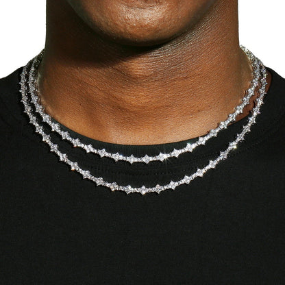 FRYSA - Collier de Tennis Rose 3 mm - Or