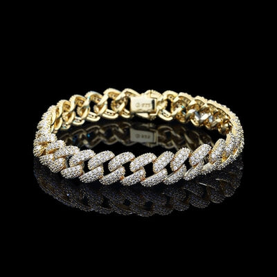 IZAR - Bracelet Cubain 8mm - Argent 925 - Maison Brillance