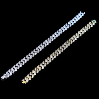 IZAR - Bracelet Cubain 8mm - Argent 925 - Maison Brillance