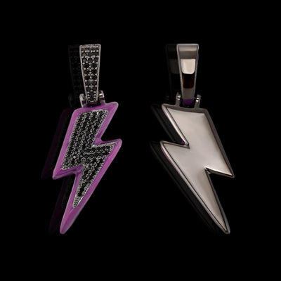 JOYA - Chaîne Torsadée avec Pendentif Éclair - Or - Maison Brillance