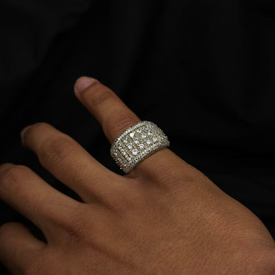 LYRA - Bague sertie 3mm - Or Blanc - Maison Brillance