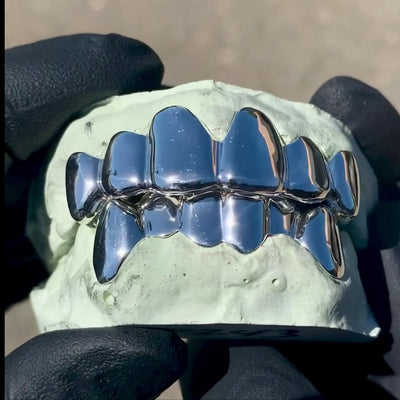 GRILLZ ARGENT 925 / Dents Pleines ou Motifs