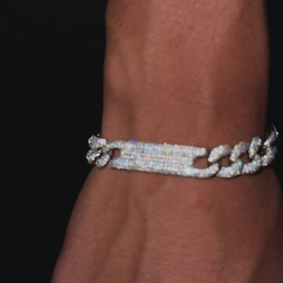 ALYCONE - Gourmette Cubaine - Or blanc