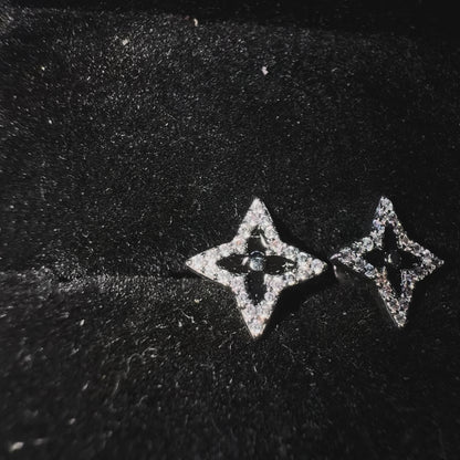 LOST STAR – Boucles d’oreilles Étoile 9 mm en Argent 925