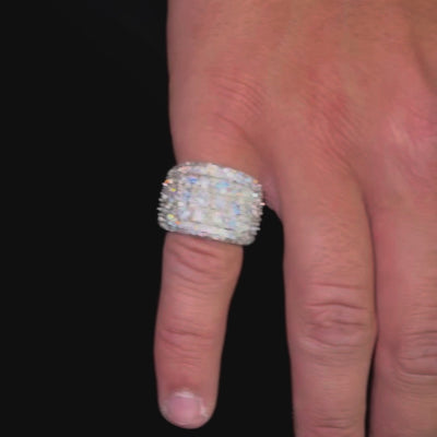 LYRA - Bague sertie 3mm - Or Blanc