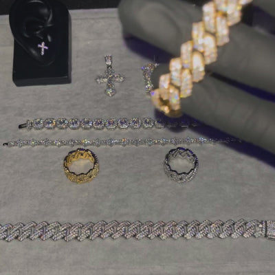 MIRA - Bracelet Cubain 14mm - Or