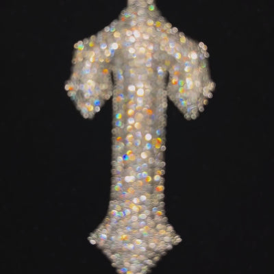 ZARLAS - Chaîne Torsadée avec Pendentif T - Or