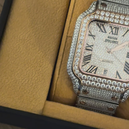 NOCTIS - Montre Automatique FULL Moissanite VVS1