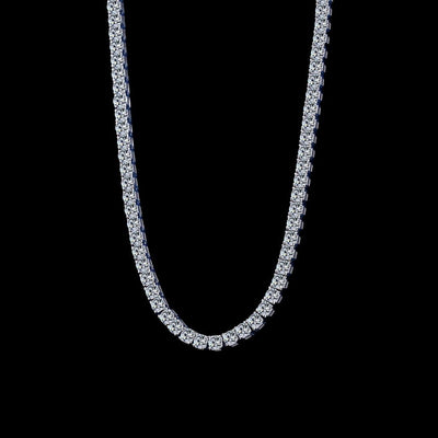 PROCYON - Chaîne de Tennis 2 à 5 mm - Moissanite VVS1 Argent 925 - Maison Brillance