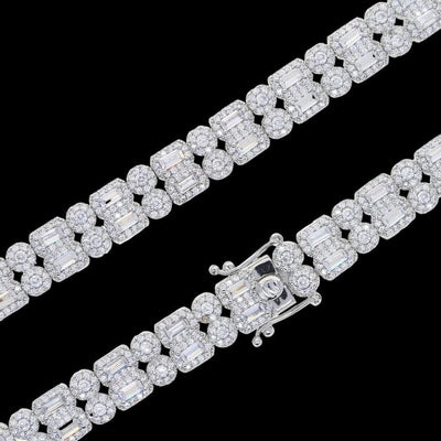 TOPYS - Bracelet de Tennis double 6mm - Or blanc - Maison Brillance