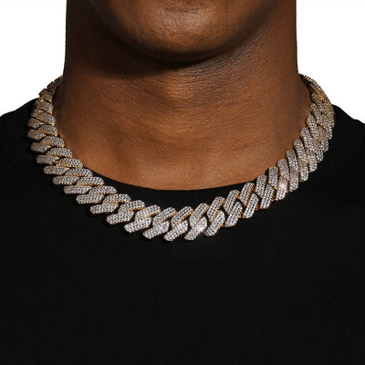 TYLAS - Chaîne Cubaine 2cm - Or - Maison Brillance