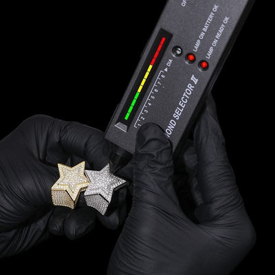 YROSA - Bague Étoile - Moissanite VVS1 Argent 925 - Maison Brillance